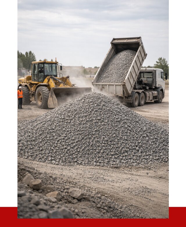 Купить щебень с доставкой в Пятигорске от 2568 руб. | ПРОНЕРУДПтг