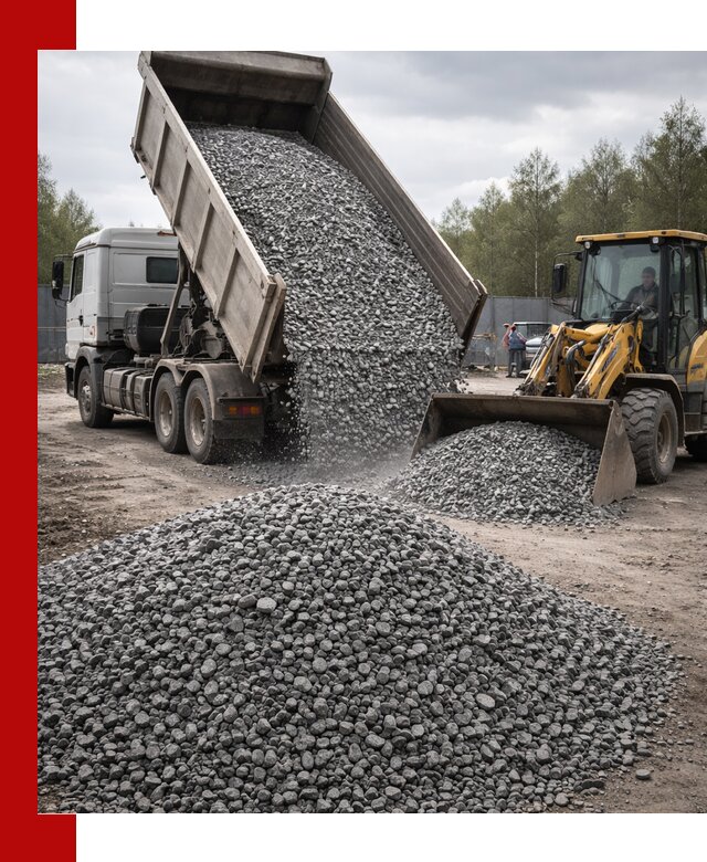Доставка и продажа щебня гранитного в Пятигорске