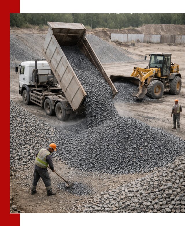 Щебень габбро-диабаз фр. 5-20 с доставкой в Пятигорске