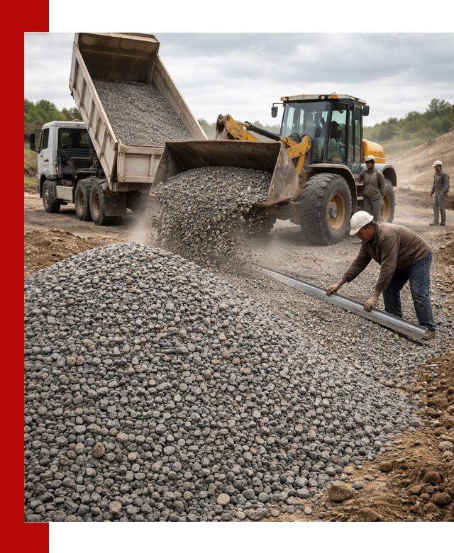 Гравийный щебень фракция 5-20 с доставкой в Пятигорске