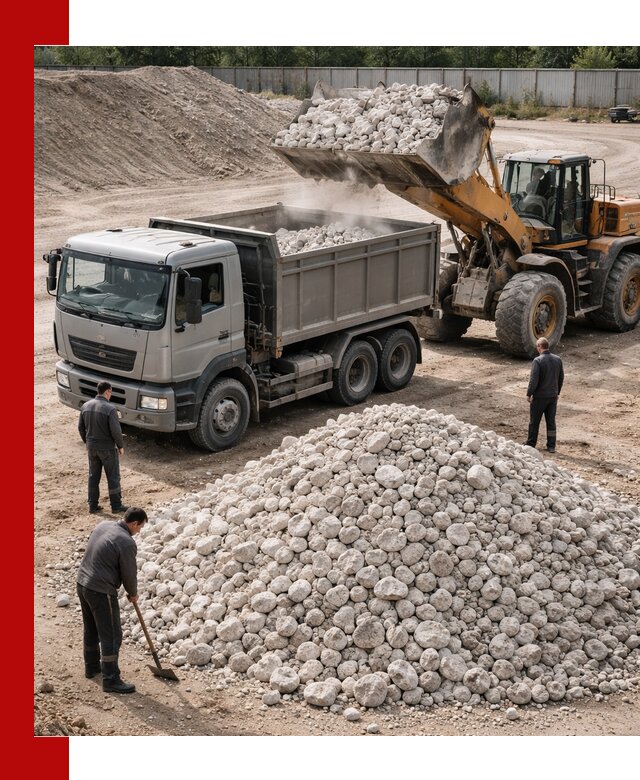 Известняковый щебень фракция 70–150 с доставкой в Пятигорске