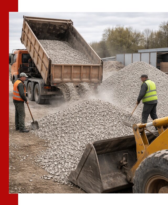 Доломитовый щебень фракции 5-20 с доставкой в Пятигорске