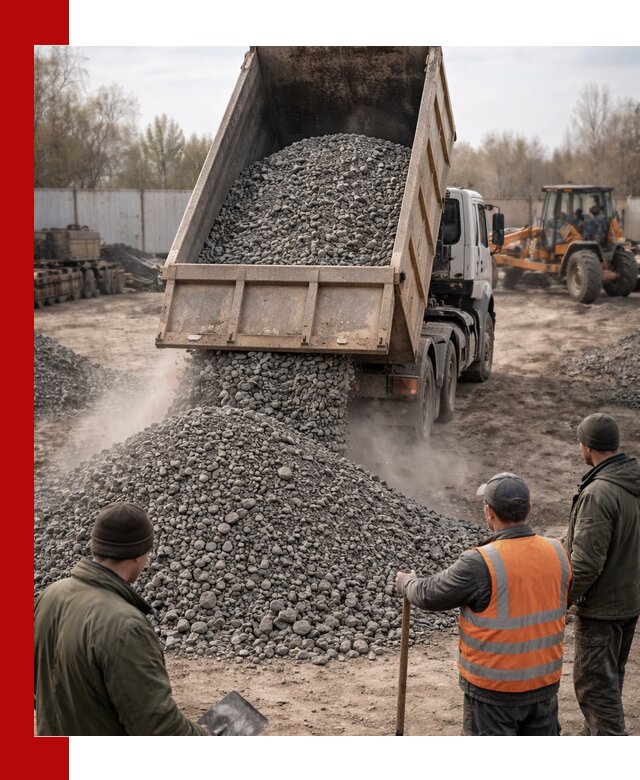 Доставка шлакового щебня в удобные сроки по выгодной цене в Пятигорске