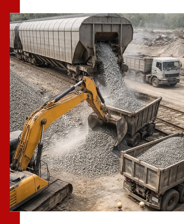 Доставка железнодорожного щебня в Пятигорске крупными партиями быстрого отгруза