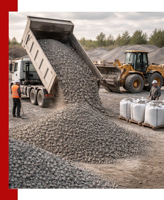 Бетонный щебень фракция 5–20 с доставкой в Пятигорске