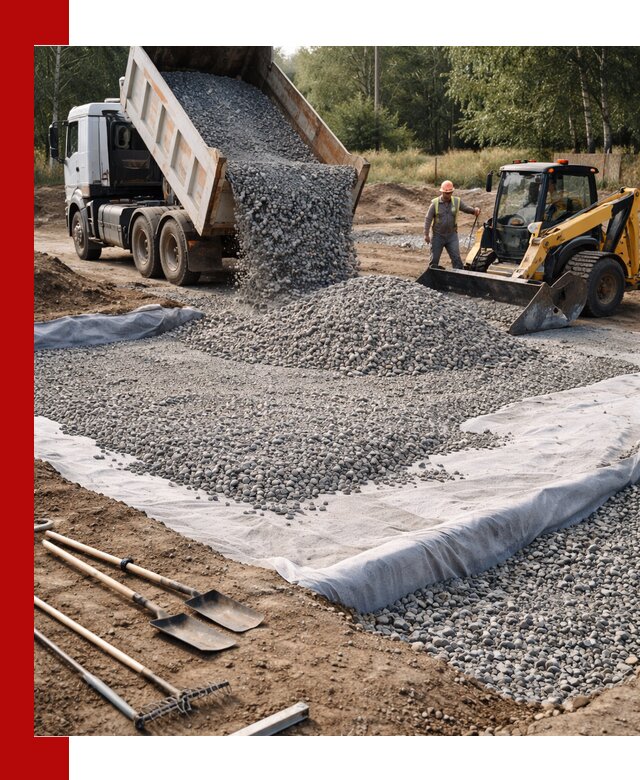 Щебень для фундамента с доставкой в Пятигорске