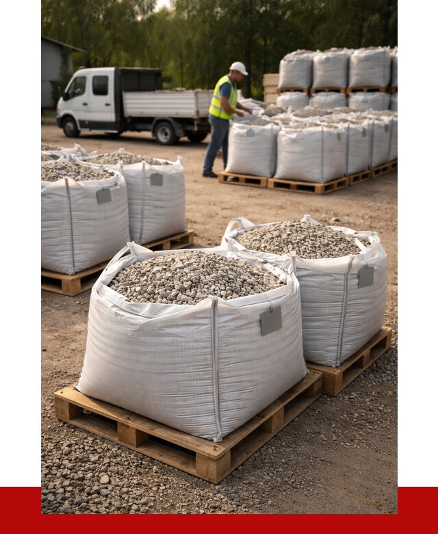 Щебень в мешках с доставкой в Пятигорске от 4315 р. | ПРОНЕРУДПтг