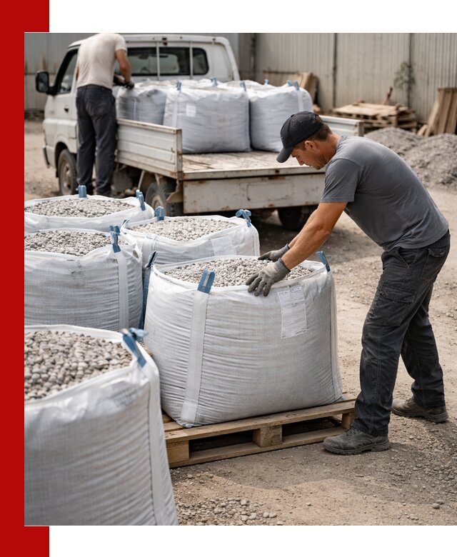 Доставка щебня в мешках по выгодным ценам в Пятигорске