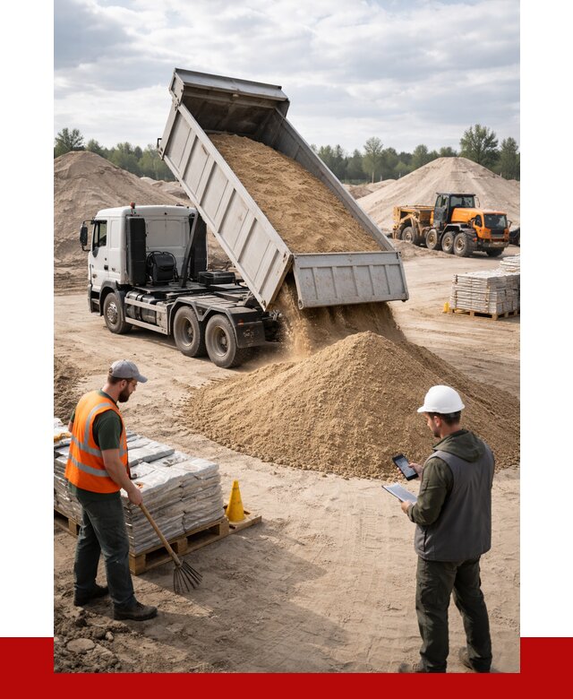 Карьерный песок с доставкой в Пятигорске от 3698 р. ПРОНЕРУДПтг