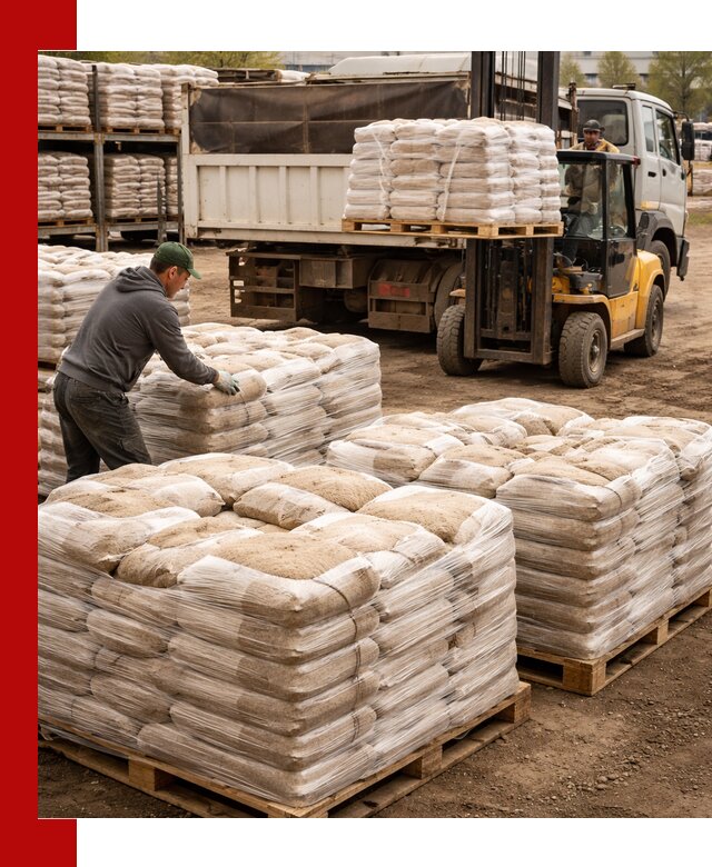 Карьерный песок в мешках с доставкой в Пятигорске