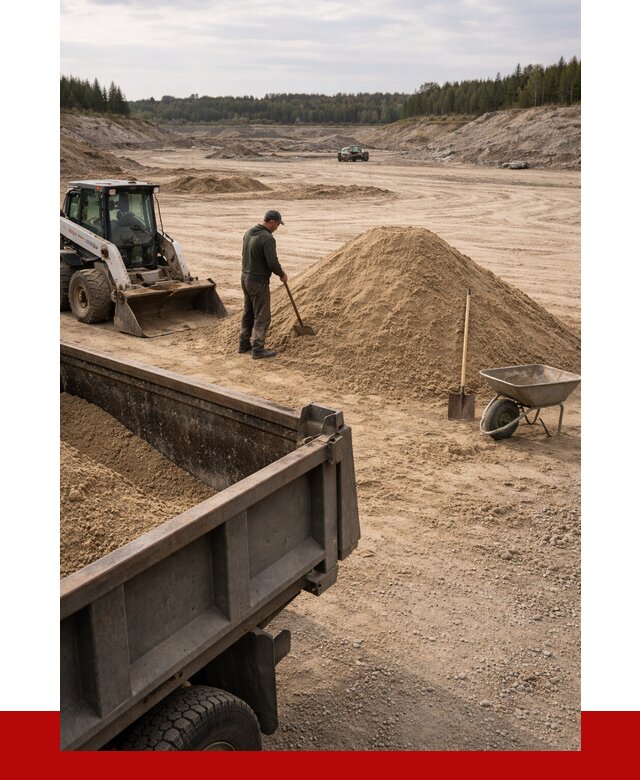 Карьерный песок среднезернистый в Пятигорске, от 2260 р. ПРОНЕРУДПтг