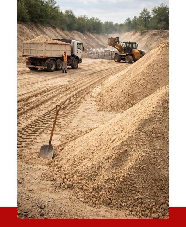 Карьерный песок мелкозернистый в Пятигорске от 9246 р. | ПРОНЕРУДПтг