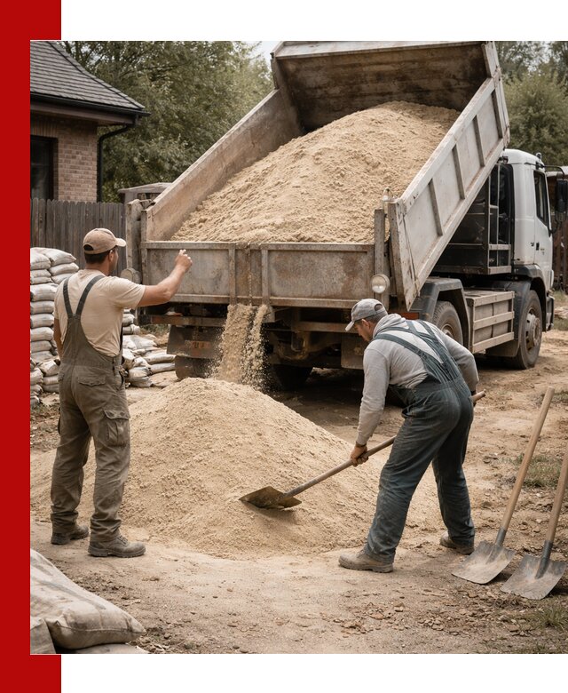 Песок для штукатурки с доставкой в Пятигорске качественный и чистый
