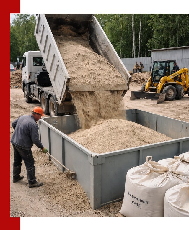 Кварцевый песок для фильтра в Пятигорске — доставка и качество