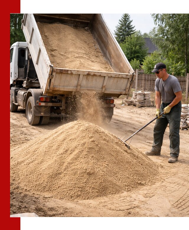 Доставка сухого песка самосвалами в Пятигорске