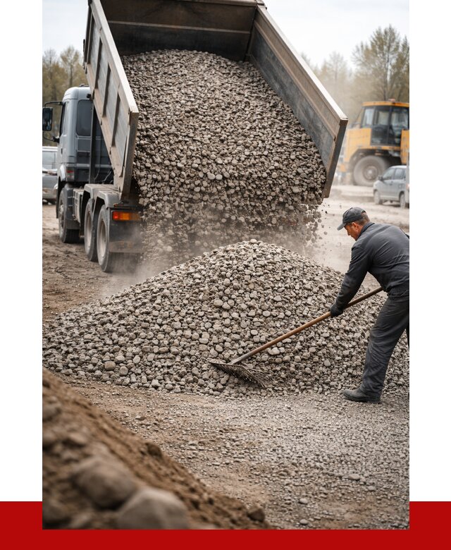 Гравий фракция 20-40 в Пятигорске от 2568 р. доставка | ПРОНЕРУДПтг