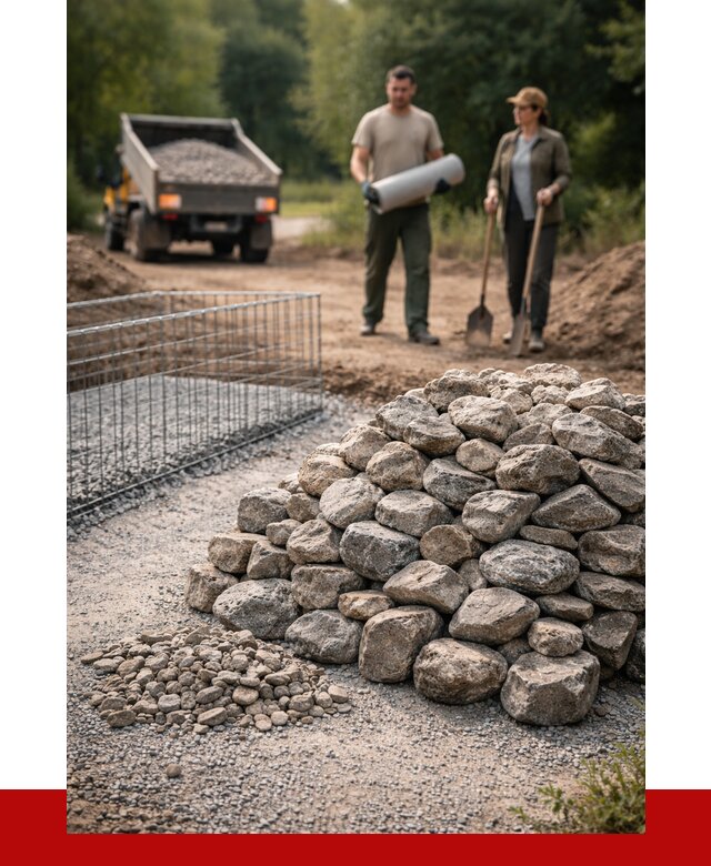 Камень для габионов фракция 100-200 в Пятигорске от 4931 р. | ПРОНЕРУДПтг