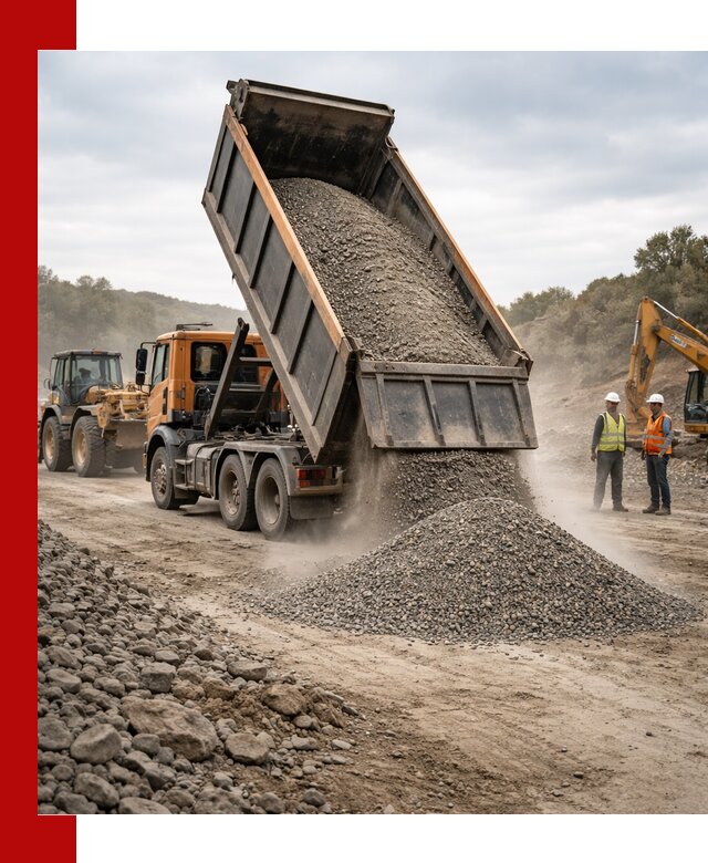 Щебёночно-песчаная смесь ЩПС С1 с доставкой в Пятигорске