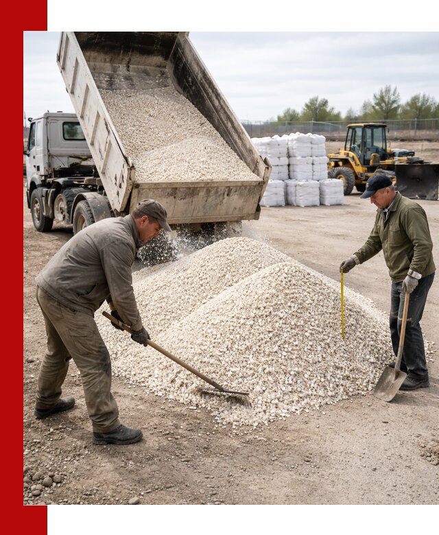 Мраморная крошка с доставкой и разгрузкой в Пятигорске