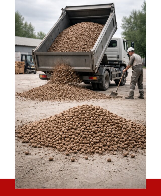 Керамзит с доставкой в Пятигорске от 4315 р. за м3 | ПРОНЕРУДПтг