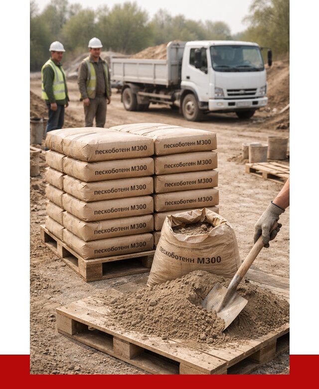 Пескобетон М300 в Пятигорске с доставкой от 4777 р. за куб | ПРОНЕРУДПтг