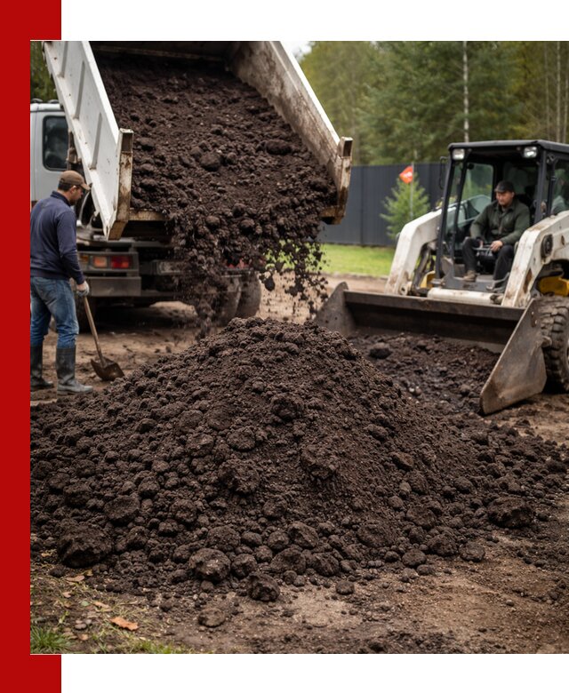 Плодородный грунт с доставкой в Пятигорске для садов и огородов