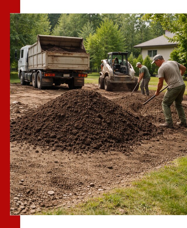 Доставка и укладка грунта для газона в Пятигорске