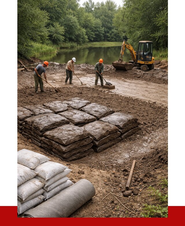 Купить глину для пруда в Пятигорске от 4623 р. с доставкой | ПРОНЕРУДПтг