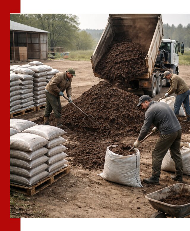 Доставка компоста оптом и в розницу в Пятигорске