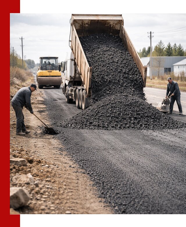 Асфальтовая крошка для дорог в Пятигорске — поставка и доставка