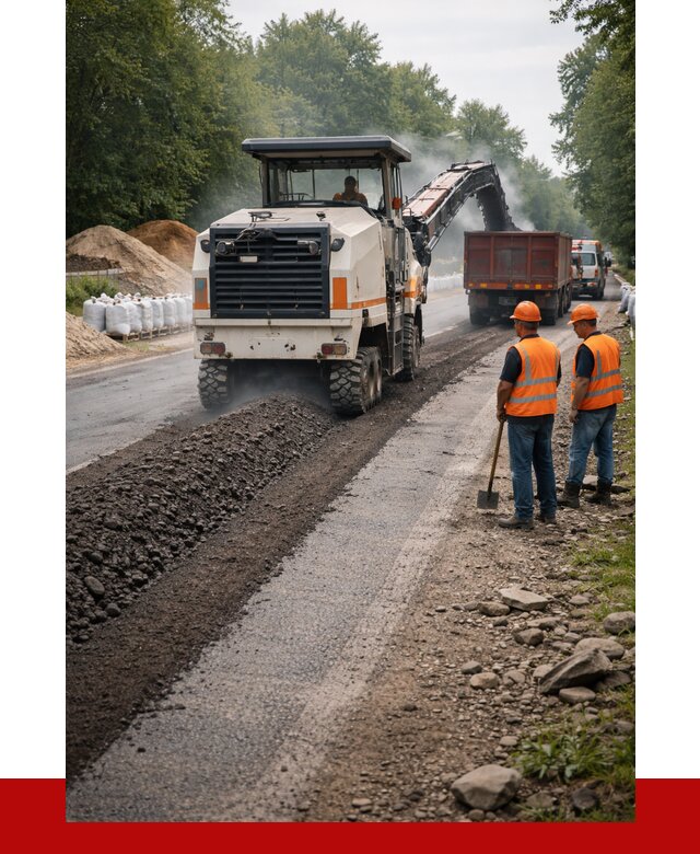 Фрезерованный асфальт в Пятигорске от 2260 р./куб. | ПРОНЕРУДПтг