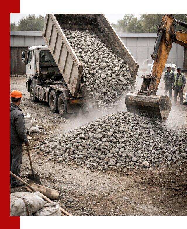 Доставка дробленого бетона в Пятигорске оптом и в розницу