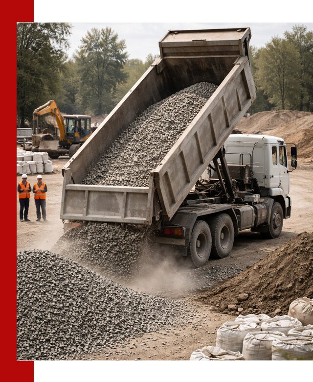 Аренда самосвала в Пятигорске для доставки сыпучих и нерудных материалов