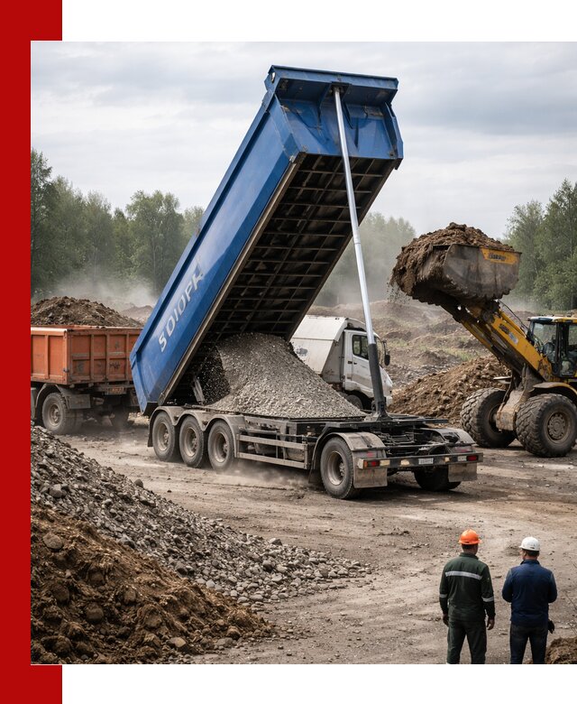 Аренда тонар 40 тонн в Пятигорске с доставкой материалов